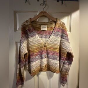 Lucky Brand Multicolor Knit Cardigan